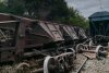 Două vagoane dintr-un tren cu cereale din Ucraina au deraiat și s-au răsturnat în Mureş. Anunţul CFR 789342