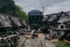 Două vagoane dintr-un tren cu cereale din Ucraina au deraiat și s-au răsturnat în Mureş. Anunţul CFR 789350
