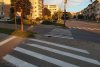 Trecere de pietoni care se oprește în stâlp, proaspăt vopsită pe o stradă din Slatina. Imaginile au stârnit glume și ironii pe internet 790976