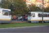 Trei persoane rănite, după ce două tramvaie s-au ciocnit în București | Circulaţia este restricţionată pe Şoseaua Giurgiului 792379