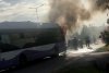 Un troleibuz a fost cuprins de flăcări, la Timișoara. Şoferul şi pasagerii s-au autoevacuat la timp 793654