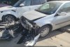 Un șofer fără permis a lovit trei mașini într-o parcare, în timp ce fugea de Poliție, în Constanța 793781