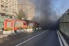 Incendiu în Pasajul Unirii! Traficul este complet blocat după ce o mașină a luat foc 795403