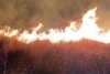 Incendiu violent în judeţul Prahova! 50 de hectare de vegetație ard la Tohani  796602