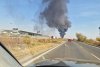 Incendiu puternic la un centru Remat din Chitila, lângă București. A fost trimis mesaj Ro-Alert: "Degajări mari de fum" 798176