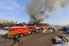 Incendiul de la centrul Remat din Chitila a fost stins după aproape 20 de ore 798352