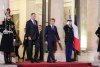 Klaus Iohannis s-a întânit cu Emmanuel Macron, la Palatul Élysée, în Franța. Au discutat despre aderarea României la Spațiul Schengen 799629
