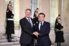 Klaus Iohannis s-a întânit cu Emmanuel Macron, la Palatul Élysée, în Franța. Au discutat despre aderarea României la Spațiul Schengen 799631