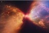 Clepsidră de praf cosmic, în jurul unei stele noi, surprinsă de telescopul James Webb: "Cum arătau Soarele și sistemul nostru solar la începuturile lor" 800649