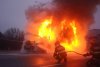 O dubă a luat foc în Prahova, pe DN 1B: Șoferul și pasagerul autoutilitarei, salvaţi în ultima clipă 804090