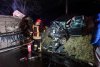 Accident cumplit pe DN 13A, în Mureș. Două maşini s-au făcut praf după un impact devastator 804553