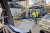 Accident grav la intrarea în Pasajul Unirii! Un autocar plin cu adolescenți a fost strivit de limitatorul de înălțime| Circulația este blocată 807263