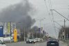 Incendiu puternic pe Bulevardul Iuliu Maniu din București, la intrarea pe Autostrada A1 809219