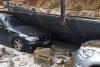 Un zid s-a prăbușit peste mai multe mașini în Cluj-Napoca 813169