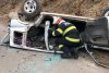 Accident mortal pe serpentine! O mașină s-a răsturnat, a căzut de la o înălțime de 15 metri, iar șoferul a fost prins sub vehicul 813369