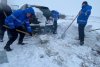 Iarna s-a instalat în România. Drumuri naţionale şi porturi închise din cauza ninsorii, zeci de maşini distruse, copaci și stâlpi rupți 813669