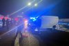 Accident în lanț pe Autostrada A1, între Sibiu și Boița: Un bărbat a murit după ce a sărit în gol, peste pod, din calea unei mașini scăpate de sub control 813877