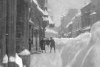 Așa arătau iernile bunicilor noștri. În 1954, zăpada a încremenit Bucureștiul, oamenii nu reușeau să deschidă nici măcar geamurile 813825
