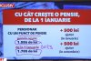 Noua formulă de calcul a pensiilor, bazată pe o lege veche. Anunţ pentru 4,8 milioane de pensionari români 813948