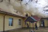 Școală distrusă de un incendiu, în Olt. Un profesor a suferit atac de panică 817803