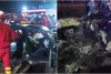 Accident teribil pe o șosea din Maramureș. Un șofer s-a izbit violent de un autobuz plin cu navetiști 820463
