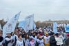 Sindicaliștii din Educație au ieșit în stradă! Aproximativ 300 de angajați au protestat în fața Prefecturii  820714