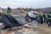 Impact frontal devastator între două maşini în care se aflau şapte oameni | Accident grav în satul Crasna din Vaslui 821053