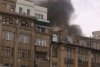 Panică în centrul Bucureştiului, după ce un magazin a luat foc 822093
