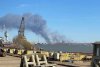 Incendiu violent în Ucraina | Fumul gros se vede de la Galați 822669