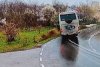 Accident teribil în Ialomiţa! Un autocar plin cu pasageri s-a răsturnat în şanţ. 11 persoane au făcut atacuri de panică 824141