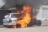 Un bărbat din Arad şi-a dat foc la maşină când a vrut să scoată benzina din rezervor cu o bormaşină 826399