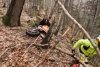 Momentul în care un motociclist a fost atacat de urs, într-o pădure din Braşov 826428