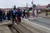 Protest cu candele la trecerea de pietoni unde doi copii și tatăl lor au fost loviți de TIR, în Iași 829580