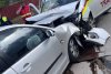 Accident teribil în Vâlcea! O ambulanță cu trei dializați s-a izbit cu o mașină în care se afla o gravidă 832048