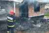 Incendiu puternic într-o comună din Vaslui: Un bărbat şi-a dat foc la casă, iar apoi a sunat la 112 833264