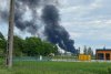 Incendiu violent, cu mari degajări de fum, pe platforma Săvinești, județul Neamț. Unii martori vorbesc despre explozii 834950