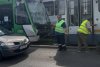 Accident între două tramvaie pe Șoseaua Giurgiului. Unul dintre ele a deraiat. Circulaţia a fost blocată temporar  836466