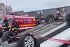 Mașină răsturnată într-o parcare, după ce a fost lovită de alt autoturism, în Constanța 836604