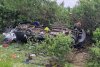 Accident teribil pe o autostradă din Ungaria: Un român mort și 3 răniți, după ce un microbuz înmatriculat în România s-a răsturnat  837132