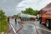 O cisternă înmatriculată în Ucraina a derapat în Suceava | Trafic oprit pe ambele sensuri, pe DN2, la ieşire din Fălticeni 837815