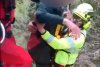Intervenţie dificilă a salvatorilor montani în Bucegi! Un turist blocat pe Valea Caraimanului, recuperat cu un elicopter care l-a ridicat cu troliul  837807