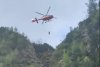 Intervenţie dificilă a salvatorilor montani în Bucegi! Un turist blocat pe Valea Caraimanului, recuperat cu un elicopter care l-a ridicat cu troliul  837808