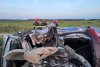 Două persoane au murit după ce mașina în care erau s-a răsturnat, în Giurgiu 838449
