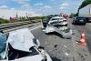 Accident cu cinci mașini pe A1, la intrarea în Bucureşti | Un copil a fost rănit | Traficul este restricționat 840086
