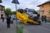 Accident grav, cu trei mașini, după ce un șofer nu a oprit la STOP, într-o intersecție din Hădăreni, Mureș 841121