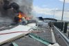 Incendiu pe autostrada A10 Sebeș – Turda | Un camion s-a făcut scrum 841219
