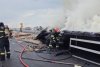 Incendiu pe autostrada A10 Sebeș – Turda | Un camion s-a făcut scrum 841225