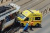"Am auzit bubuitura" | Tamponare frontală între o ambulanţă şi un tramvai, pe Şoseaua Ştefan cel Mare din Bucureşti 842215
