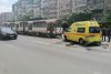 "Am auzit bubuitura" | Tamponare frontală între o ambulanţă şi un tramvai, pe Şoseaua Ştefan cel Mare din Bucureşti 842228