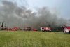 Incendiu de proporții la o hală de deșeuri din Sibiu. Degajări mari de fum pe o suprafață de aproximativ 300 mp 843207